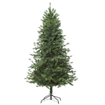 Brad de Craciun de 180cm, Pin artificial, baza detasabila, decoratiune de Craciun de sarbatori HOMCOM | Aosom RO