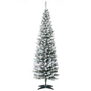 Pom de Craciun 180 cm Pin Artificial cu 390 ramuri, brad de sarbatori, decoratiune de Craciun, Ф55x180cm HOMCOM | Aosom Romania