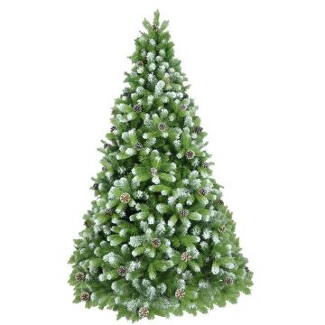 BRAD ARTIFICIAL Cu Varfuri Ninse si Cu Conuri „Premium” 210 cm, Ace 3D + 2D