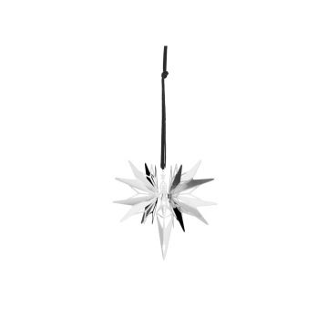 Decorațiune de Crăciun suspendată argintie Kähler Design Christmas Angel
