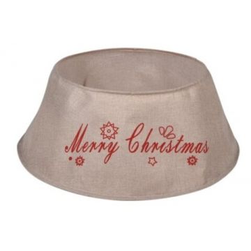 Husa suport pentru brad Merry Christmas, 40/60x25 cm, poliester