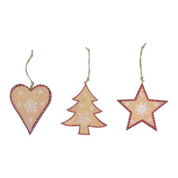 Set de 3ornamente de Crăciun Ego Dekor