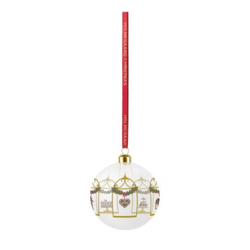 Glob de Crăciun suflat manual din sticlă ø 8 cm Annual Christmas Bauble – Holmegaard