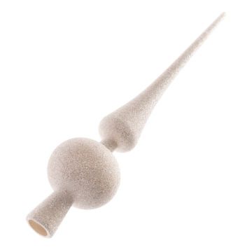 Vârf de brad 28 cm Champagne – Dakls