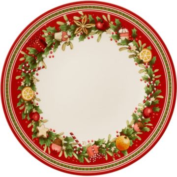 Farfurie intinsa, Villeroy & Boch, Winter Bakery Delight, 27 cm, portelan premium