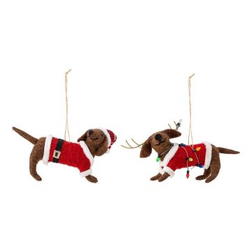 Ornamente de Crăciun 2 buc. din lână 12 cm Monty – Bloomingville