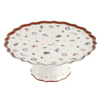 Platou pentru prajituri, Villeroy & Boch, Toy's Delight, 21 cm, portelan premium