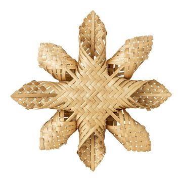 Decorațiune suspendată pentru Crăciun din bambus ø 33 cm Hani – Bloomingville