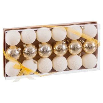 Globuri de Crăciun 18 buc. ø 6 cm – Casa Selección