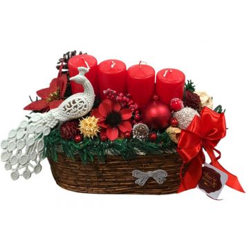 ORNAMENT CRACIUN CU LUMANARI 7486