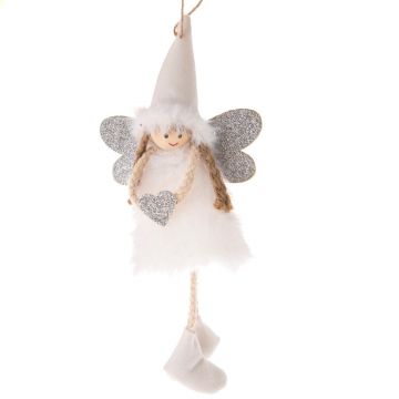 Ornament de Crăciun din material textil 10 cm Angel – Dakls