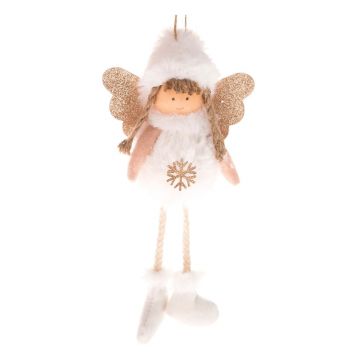 Ornament de Crăciun din material textil 17 cm Angel – Dakls