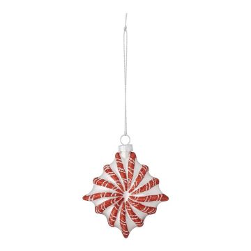Ornament de Crăciun din sticlă 9 cm Candy – Bloomingville