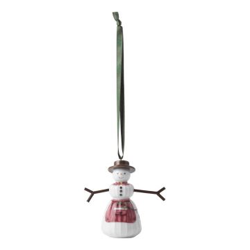 Ornament de Crăciun pictat manual din porțelan ø 4,5 cm Hammershøi Snowwife – Kähler Design