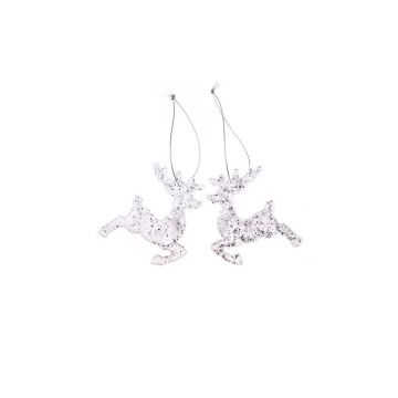 Ornamente de Crăciun 2 buc. din plastic 7 cm – Dakls