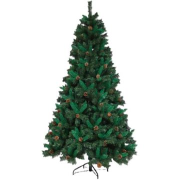 Brad Artificial, 120 cm, 203 Crengute, Suport din Metal, Grunberg