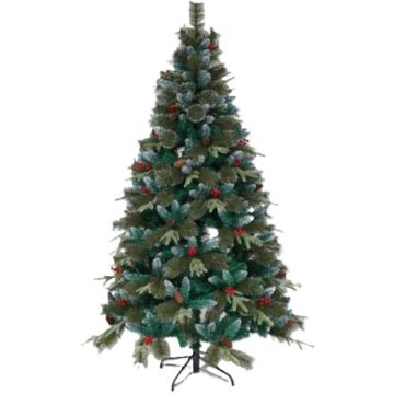 Brad Artificial, 150 cm, 345 Crengute, Suport din Metal, Grunberg