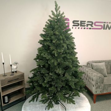 Brad artificial Christmas Deluxe by Sersimo, Kovalivska verde, 3D, 210cm