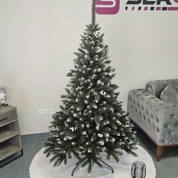 Brad artificial Christmas Deluxe by Sersimo, WhiteBerry, 2D, 180cm