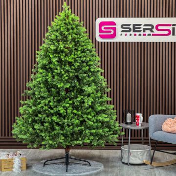 Brad artificial Sersimo, Hollandia, verde cu varfuri verzi, Integral 3D, 230 cm
