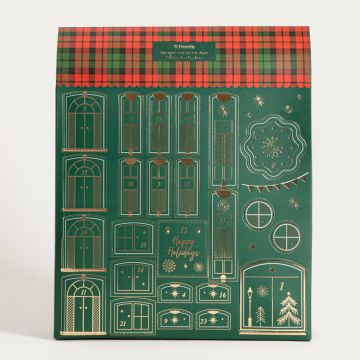 Calendar advent Santas Selections, Homla, 24 piese, verde