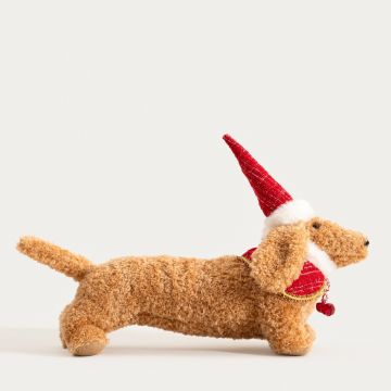 Decoratiune Sotto, Homla, 36 cm, poliester/plastic, bej