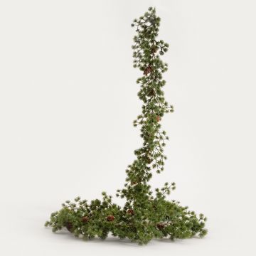 Ghirlanda Fallon, Homla, 190 cm, polietilena, verde