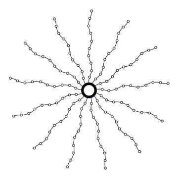 Ghirlandă luminoasă număr becuri 312 buc. cu alimentare la priză lungime 240 cm Knirke Christmas – Sirius