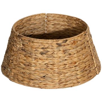 HOMCOM Husă pentru suportul bradului, rustică, model împletit, nuferă de apă, întărire metalică | Aosom Romania